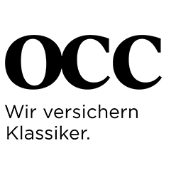 Logo der OCC Versicherung mit dem Claim: Wir versichern Klassiker.
